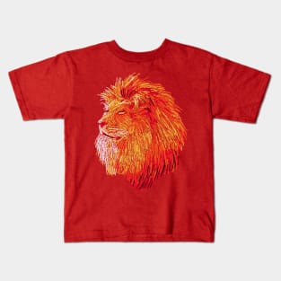 Fire Lion Kids T-Shirt